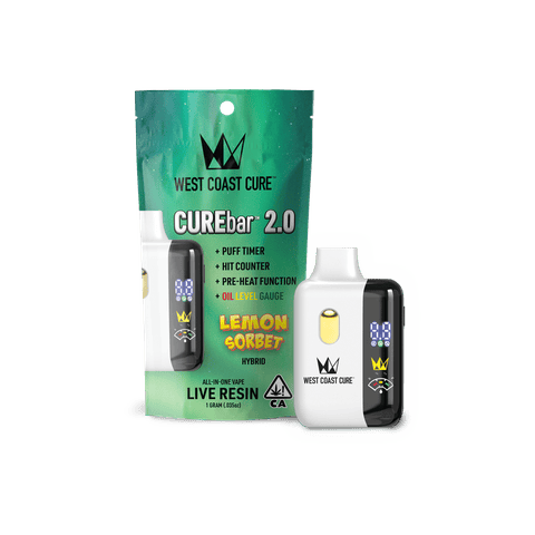 WEST COAST CURE - LIVE RESIN ALL IN ONE - LEMON SORBET - 1G