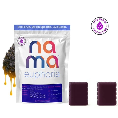 Nama - Euphoria Gummies 2pk 100mg - Granddaddy Purple