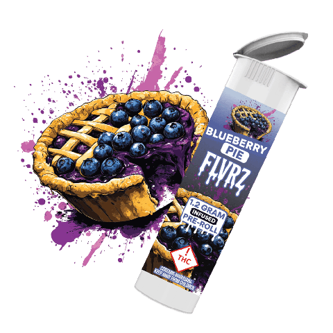 FLVRZ Infused Joint | FLVRZ Blueberry Pie Infused Joint 1.2g Rec