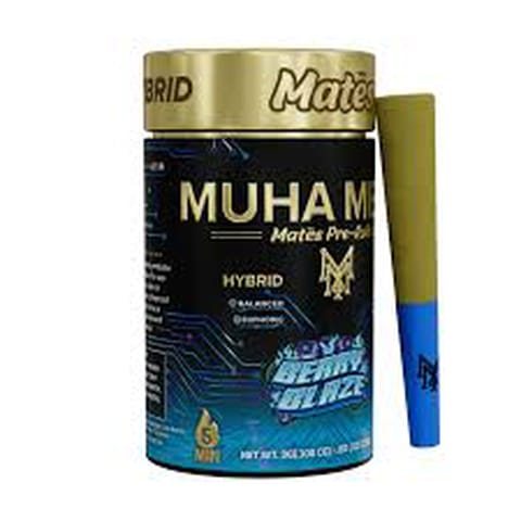 MM - Mates - Berry Blaze - .6g x 5pack - HR Infused Pre-Rolls