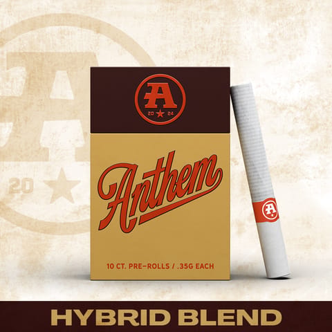 Anthem - .35g 10pk  Prerolls - Hybrid Blend