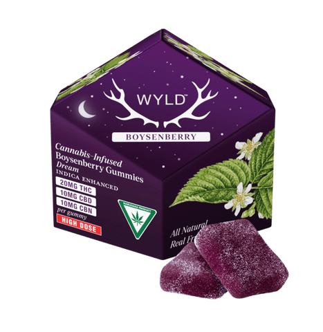 WYLD | BOYSENBERRY 2:1:1 THC CBD CBN | GUMMY | 200MG