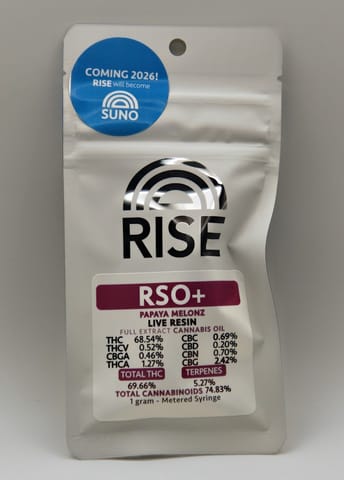 Rise | RSO+ | Papaya Melonz 1g