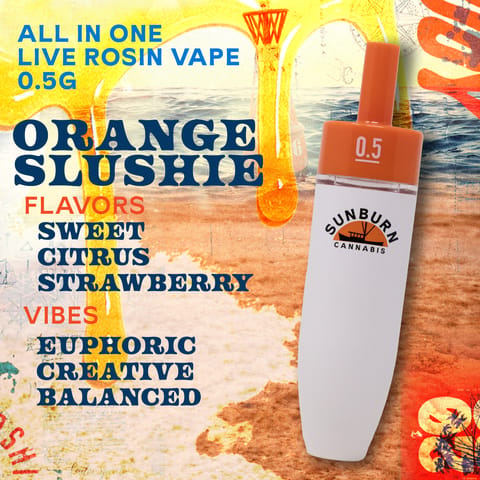 Orange Slushie 0.5g Live Rosin AIO