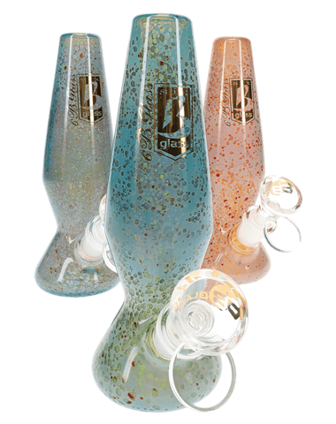 6" 6B Glass Silver Fumed Color Changing Water Pipe
