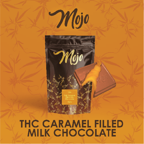 Mojo - Chocolate - Caramel Filled Milk Chocolate - 200mg (Indica)