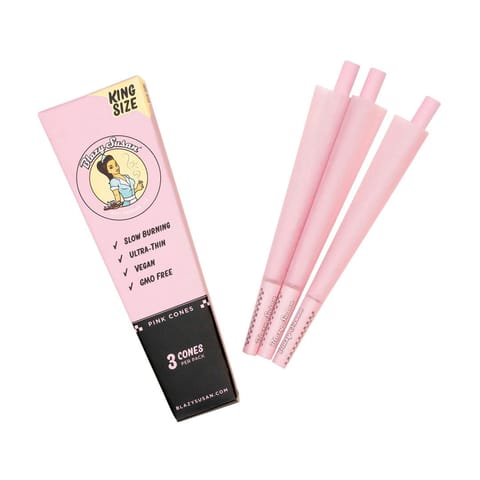 Pink King Size Cones 3pk