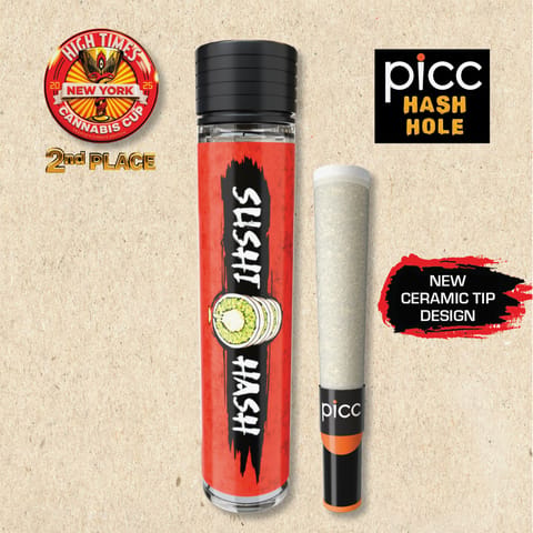 Sushi Hash - Hash Hole | Gold Rush x Zookies Rosin | 1g Infused Preroll