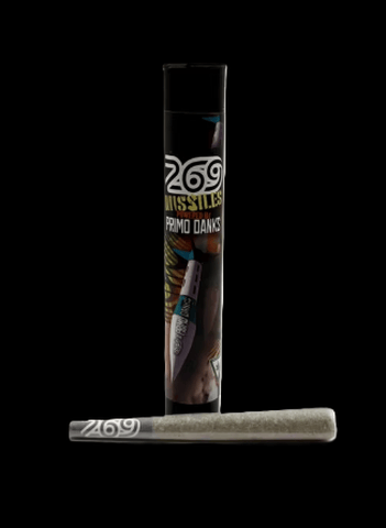 Zushi | 1g Pre-Roll |269 Cannabis Missiles/Primo Danks