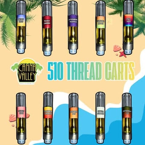 Cana Valley - Fruit Tart - Indica - 1g 510 Thread Vape