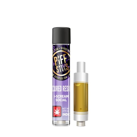 I-Scream Social Cured Resin 2g Cartridge (Piff Stix)