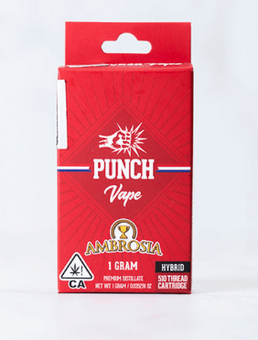 Punch - 510 Distillate Cart - Ambrosia (1g) (Hybrid) - Punch - 510 Distillate Cart - Ambrosia (1g) (Hybrid).