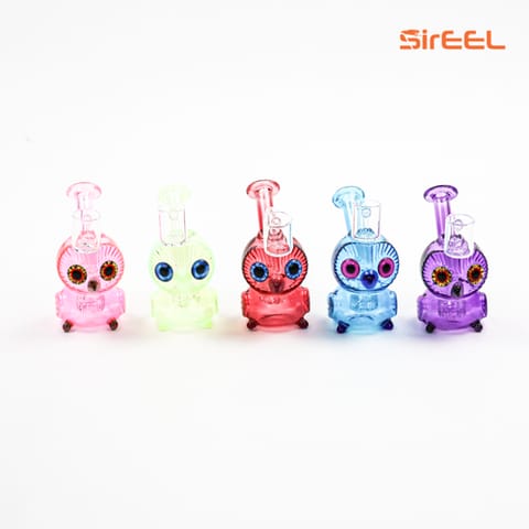 SirEEL | 5" Owlchemist Oil Rig W/ Banger | Assorted Colors