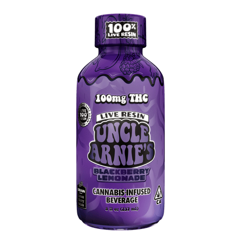 KB - UNCLE ARNIES - LIVE RESIN BEVERAGE - BLACKBERRY LEMONADE - 100MG