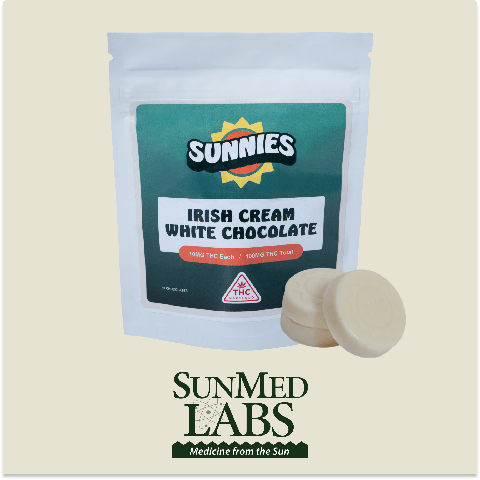Irish Cream White Chocolate Edible 10mg