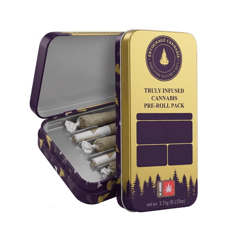 INFUSED PRE-ROLL MULTI-PACK | 91 OCTANE X IRON MULE | INDICA DOMINANT HYBRID | 0.75 GRAMS | X5