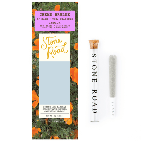 Stone Road | Creme Brulee | 1g Infused Preroll