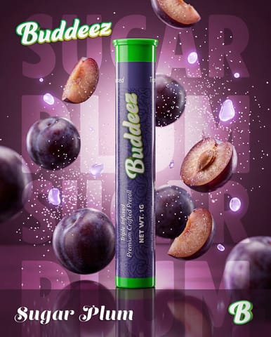 Sugar Plum  Buddeez Triple Infused Pre-Roll 1g