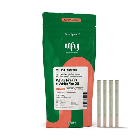 MFNY - Live Resin Infused Pre-Roll .75g 4 pk - White Fire OG x White Fire OG