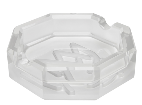 Pegasus Ashtray - Frosted Bottom Ashtray