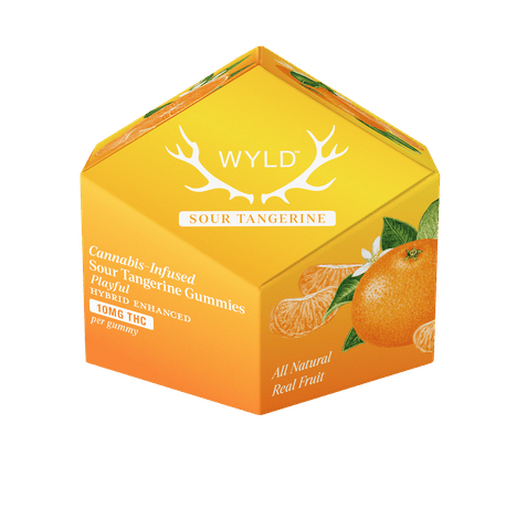 Wyld | Gummies | Sour Tangerine | Hybrid 100mg THC