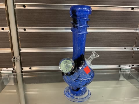 Blue Frog Bulb Bong