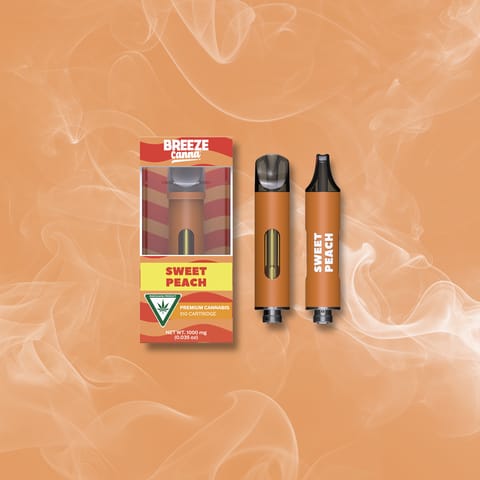 Peach Rings 1g 510 Cartridge | Breeze Canna