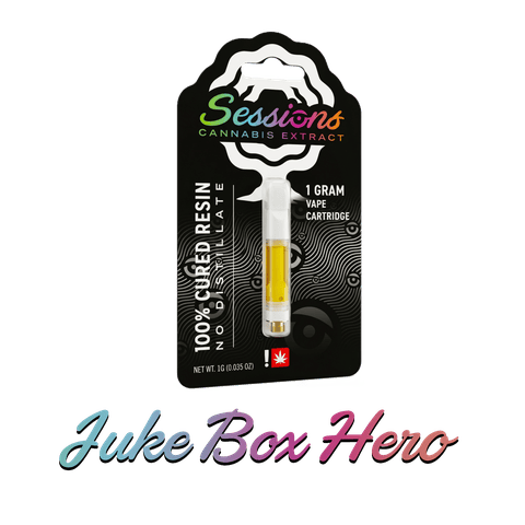 CURED RESIN CARTRIDGE | JUKE BOX HERO | HYBRID | 1 GRAM | 510 THREAD