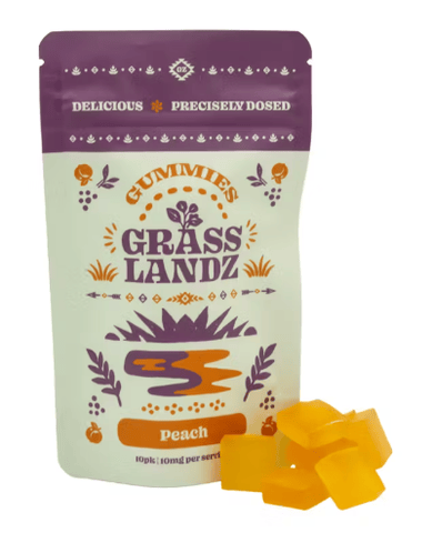 Peach Gummies - 100mg THC - 10ct