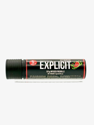 KB - EXPLICIT - INFUSED PREROLL MULTIPACK - WATERMELON SPLASH - 5G