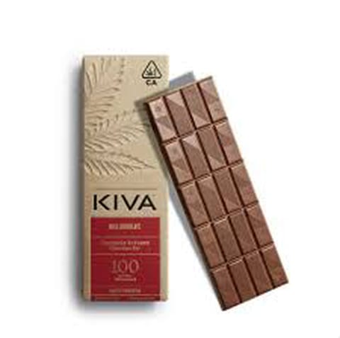 Kiva Bars- Milk Chocolate 100mg 20ct