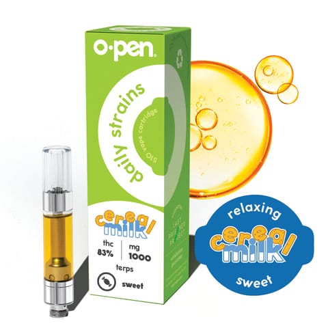 O.Pen Daily Strains Cartridge |  Cereal Milk 1g Rec