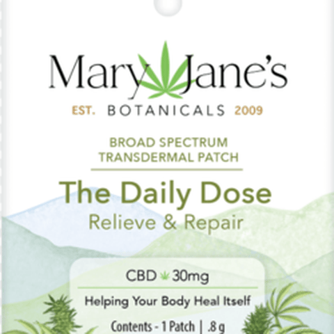 Mary Jane's Medicinals Daily Dose Transdermal Patch 30mg CBD