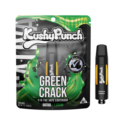 KUSHY PUNCH - THC VAPE - GREEN CRACK - 1G