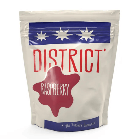District Cannabis | Raspberry Gummies | Edible 8mg (10-Pack)