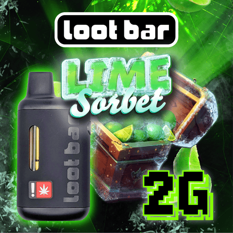 Loot Bar Lime Sorbet 2g Disposable (Lighthouse)