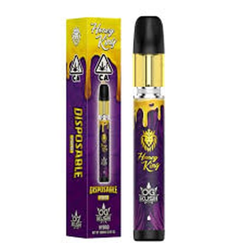 Honey King | OG Kush | Disposable (flat tip) 1g - Honey King | OG Kush | Disposable (flat tip) 1g.