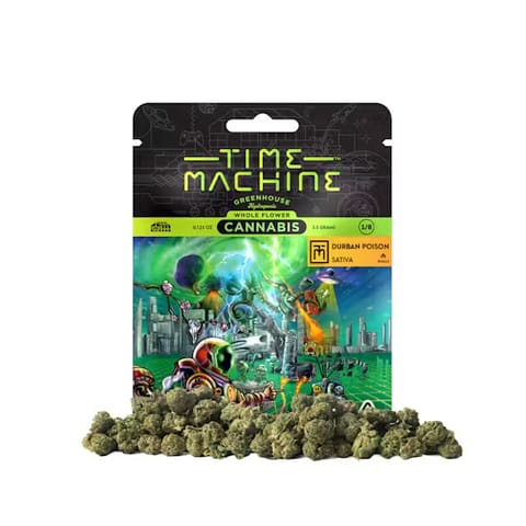 TIME MACHINE - MIXED LIGHT SMALLS - DURBAN POISON - 3.5G