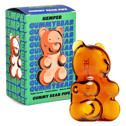 Hemper Gummy Bear Glass Hand Pipe | 3.5"