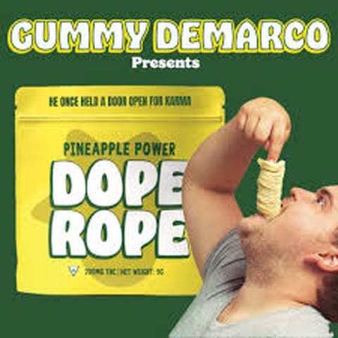 Pineapple Power | 200mg Gummies | Dope Ropes