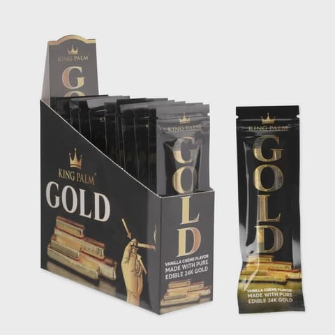 King Palm-Vanilla 24K Gold PreRolled Cone Mini Cones