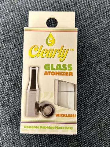 Clearly Glass Atomizer - White