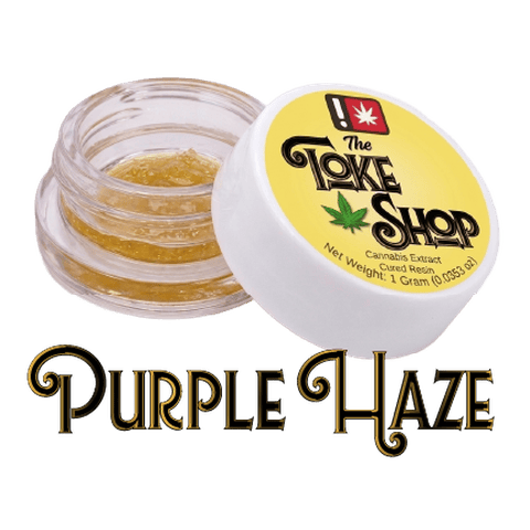 THE TOKE SHOP | CURED RESIN | PURPLE HAZE | SATIVA | 1 GRAM