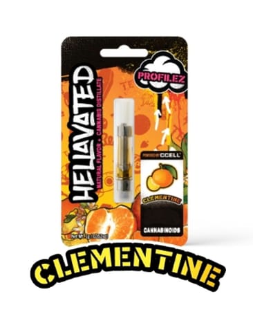 Hellavated | Vape Cart. | - Clementine | 1g 510