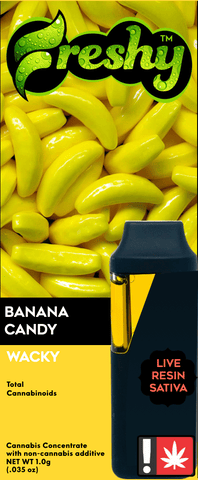 Freshy | Banana Candy | 1G | Flavored Live Resin | Disposable