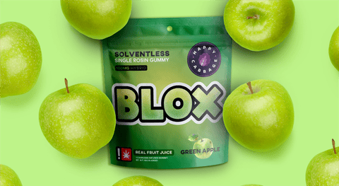 Green Apple Single 100MG Blox Gummy (Happy Cabbage)
