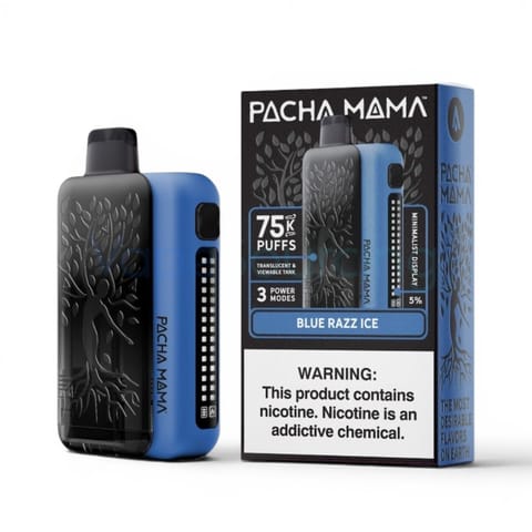 Pacha Mama - 75K Puffs - Blue Razz Ice