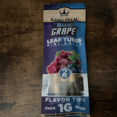 King Plam 1G Blue Grape Tube 2 Pack Minis