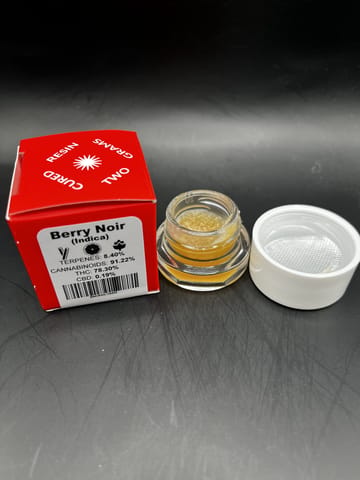 Bobsled | Berry Noir Cured Resin | 2g