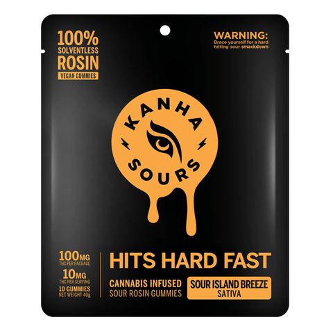 Nano Rosin Gummies | Sativa | 10pk | Sour Island Breeze